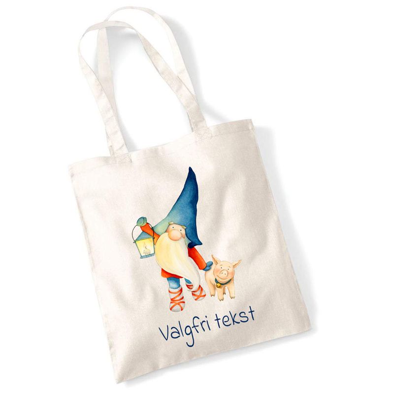 Totebag Nisse med lykt