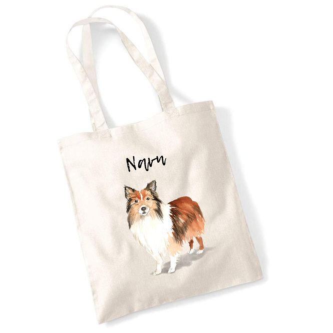 Hovedbilde Totebag Shetland sheepdog