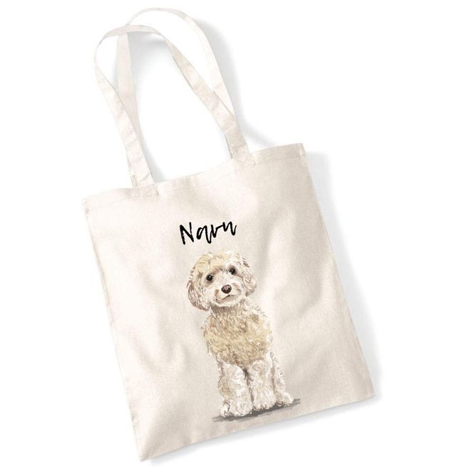 Hovedbilde Totebag Cockapoo lys