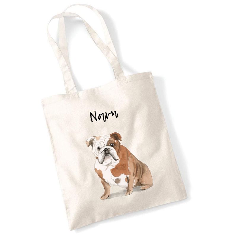 Totebag Engelsk bulldog
