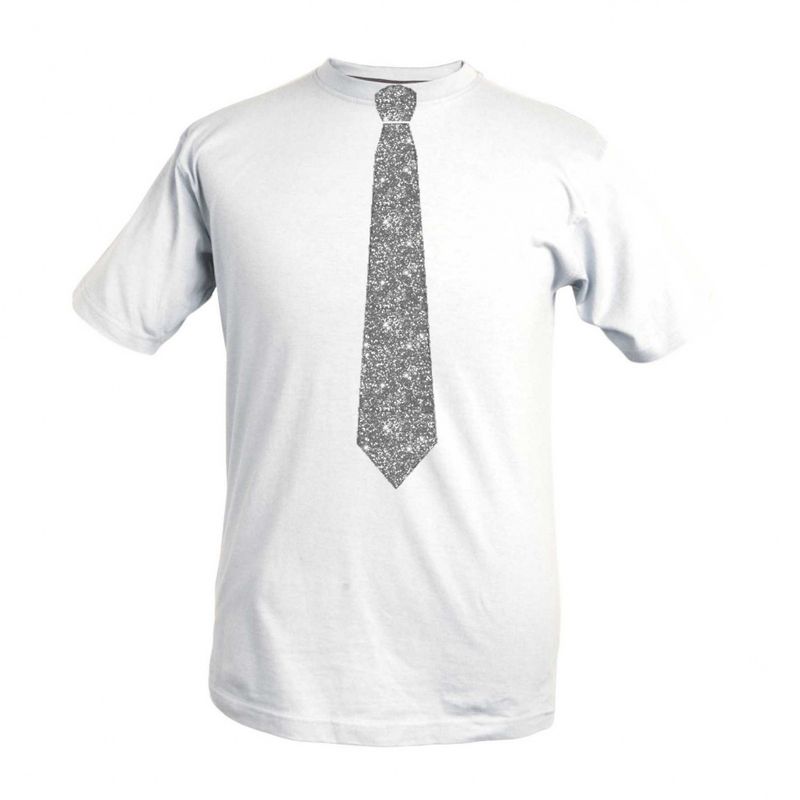 T-shirt med Slips