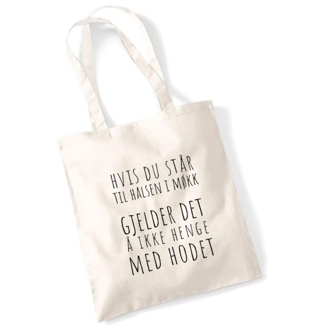 Hovedbilde Totebag - Henge med hodet